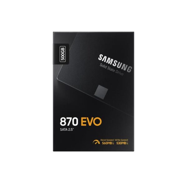 SSD Samsung 870 EVO, 500GB, 2.5", SATA III - MZ-77E500B/EU