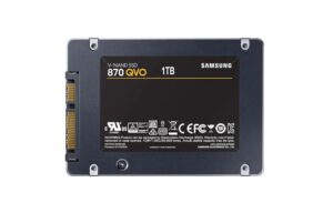 SSD Samsung 870 QVO, 1TB, SATA III - MZ-77Q1T0BW