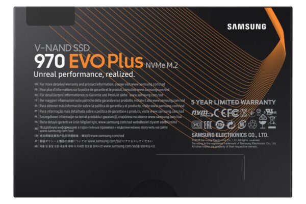 SSD Samsung 970 Evo Plus 1TB, NVMe, M.2 2280 - MZ-V7S1T0BW