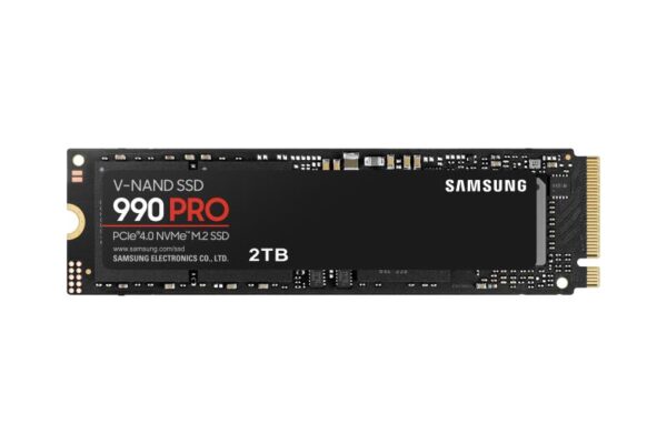 SSD Samsung, 990 PRO, retail, 2TB, NVMe M.2 2280 PCI-E - MZ-V9P2T0BW