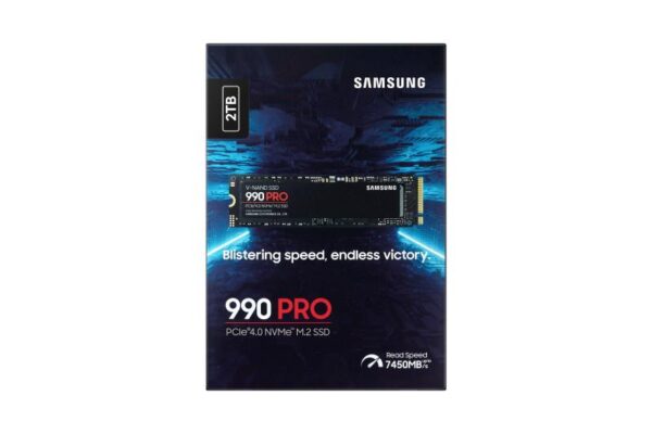 SSD Samsung, 990 PRO, retail, 2TB, NVMe M.2 2280 PCI-E - MZ-V9P2T0BW