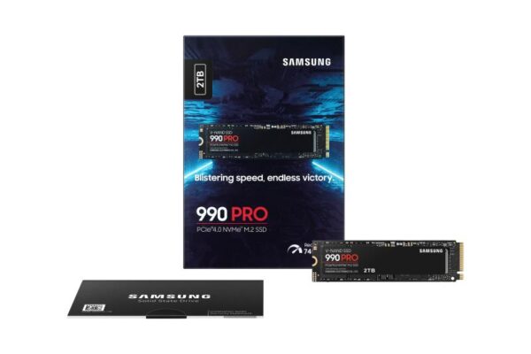 SSD Samsung, 990 PRO, retail, 2TB, NVMe M.2 2280 PCI-E - MZ-V9P2T0BW