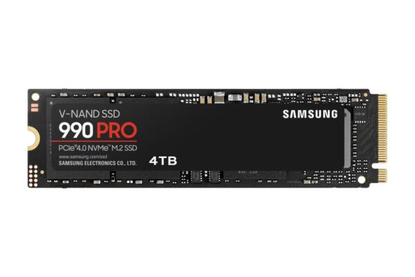 SSD Samsung, 990 PRO, retail, 4TB, NVMe M.2 2280 PCI-E - MZ-V9P4T0BW