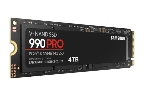 SSD Samsung, 990 PRO, retail, 4TB, NVMe M.2 2280 PCI-E - MZ-V9P4T0BW