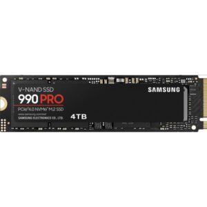 SSD Samsung, 990 PRO, retail, 4TB, NVMe M.2 2280 PCI-E - MZ-V9P4T0BW