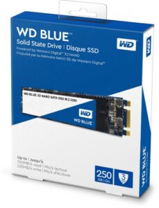 SSD WD Blue, 250GB, M.2 2280 - WDS250G2B0B