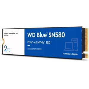 SSD WD Blue SN580 2TB PCI Express 4.0 x4 M.2 2280 - WDS200T3B0E