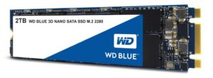 SSD Western Digital Blue 3D, 2TB, SATA III, M.2 - WDS200T2B0B