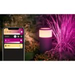 Stalp LED RGB extensie pentru iluminat exterior Philips Hue Calla - 000008718696167991