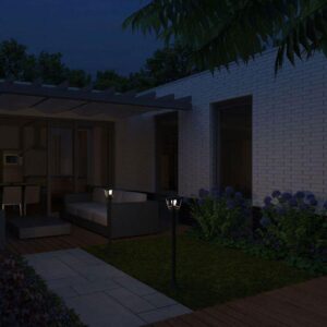 Stalp tip felinar pentru iluminat exterior Philips Creek, 1xE27 - 000008718291443940