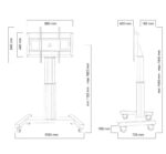 Stand mobil de podea Neomounts by Newstar PLASMA-M2500BLACK