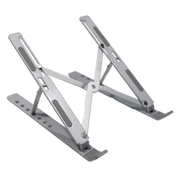 Stand Notebook Spacer 15.6", aluminiu, pliabil si ajustabil - SPNS-FOLD-S