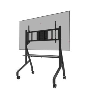 Stand podea mobil/fix Neomounts FL50-575BL1; pentru display-uri cu diagonale 65"-110"