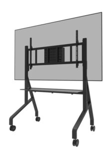Stand podea mobil/fix Neomounts FL50-575BL1; pentru display-uri cu diagonale 65"-110"
