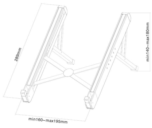 Stand racire Laptop Neomounts by Newstar NSLS010