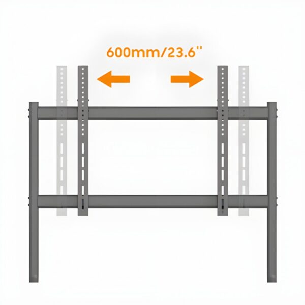 Stand TV mobil Serioux TV15068FW, compatibilitate dimensiune ecran 50"-86 - SRXA-TV15-68FW