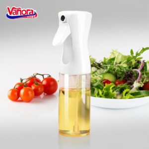 STICLA CU PULVERIZATOR ULEI/OTET 200 ML, ALB, VANORA HOME - VN-YMJ-PL200A