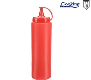 STICLA DISPENSER PENTRU SOSURI 500 ML, ROSU, CHEF LINE - HR-GMP-0500R