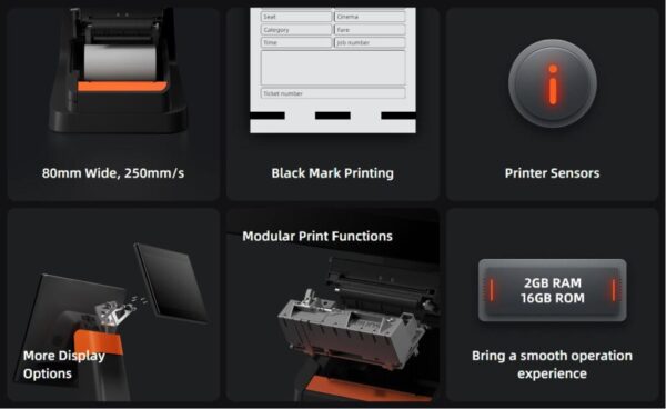 SUNMI DESKTOP POS SYSTEM L1586 D2s PLUS - P01214048