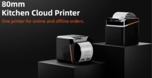Kitchen Cloud Printer 80mm EN (USB, LAN, EU Adapter) - C04000070