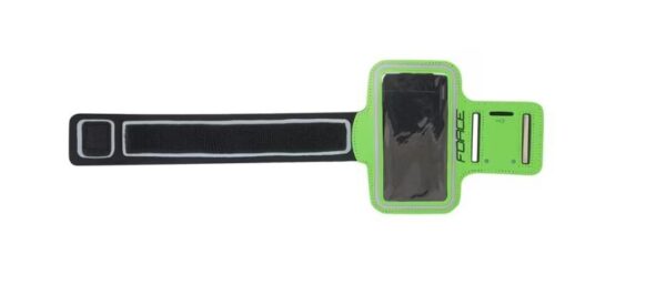 Suport Force pentru telefon mobil cu prindere pe brat, verde - FRC896721