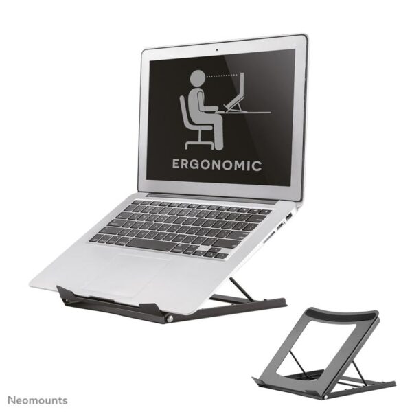 Suport laptop Neomounts by Newstar NSLS075BLACK Foldable, negru