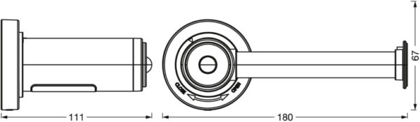 Suport pentru hartie igienica, iluminat LED Ledvance cu senzor - 000004058075758643