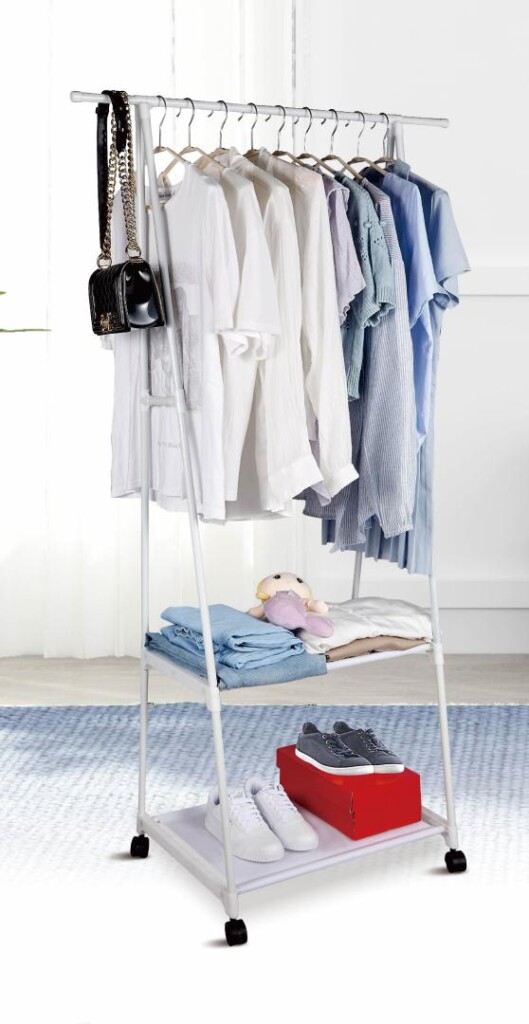 Suport pentru umerase cu rafturi Raflin - HR-SHRACK-UMER Suport pentru umerase cu rafturi Raflin - HR-SHRACK-UMER