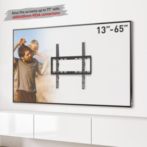 Suport TV de perete Barkan fix, compatiblitate ecran 13-65" - E307