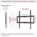 Suport TV de perete Barkan fix, compatiblitate ecran 13-65" - E307 - imagine 2