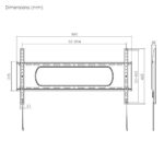 Suport TV de perete Serioux TV73-48F, compatibilitate dimensiune ecran - SRXA-TV73-48F