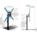 Suport TV de podea, Barkan S320.B, Fix, 29"-58", VESA 400x400