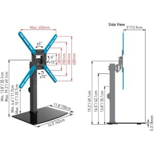 Suport TV de podea, Barkan S320.B, Fix, 29"-58", VESA 400x400