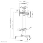 Suport TV de podea, Neomounts by Newstar PLASMA-M1700E, Reglabil