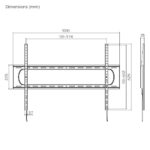 Suport TV Serioux TV TV7369F 60"-120", Tip: Fix, dimensiuni - SRXA-TV7369F