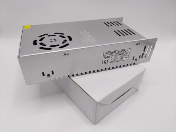 SURSA ALIMENTARE 360W 12V CARCASA METAL CU VENTILATOR - HM-U1230 12V 360W FAN
