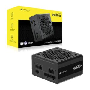 Sursa CORSAIR RM650e ATX 3.1 650W, Eficienta cibernetica GOLD - CP-9020302-EU
