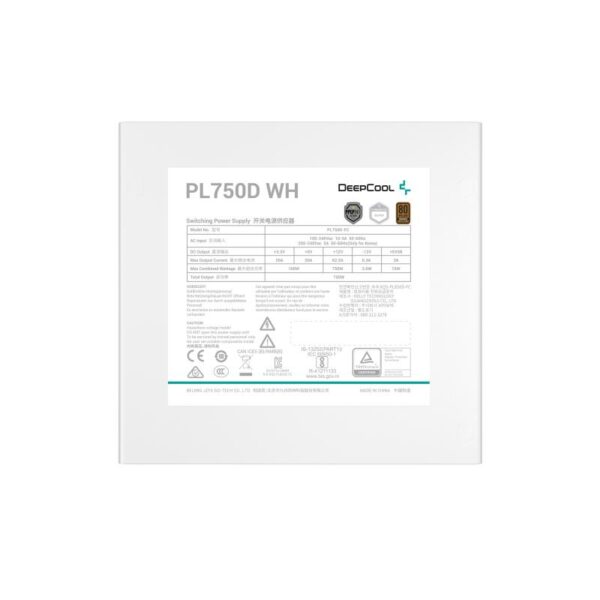 Sursa DEEPCOOL PL750D V2 750W 80 PLUS Bronze, Active PFC+DC to DC - R-PL750D-FC0W-EU-V2