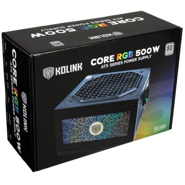 Sursa Kolink Core RGB 80 PLUS adaptor 600 W - KL-C600RGB