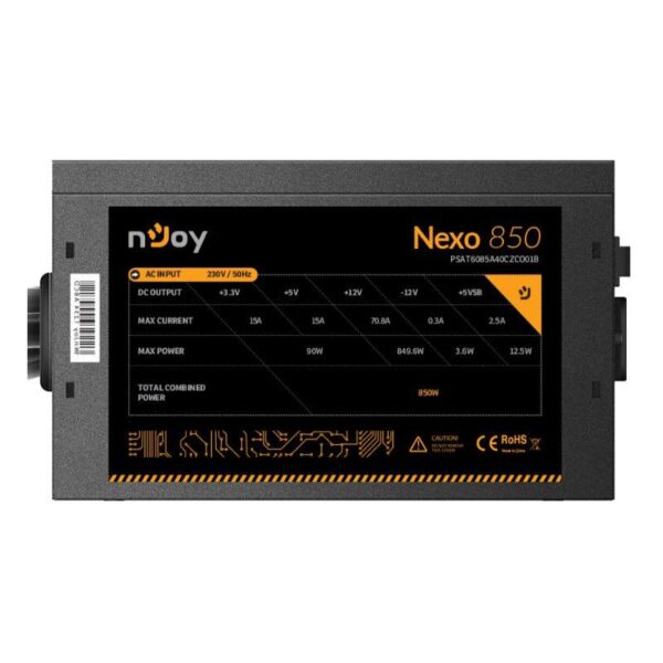 Sursa NJOY NEXO 850W 80+ GOLD - PSAT6085A40CZCO01B