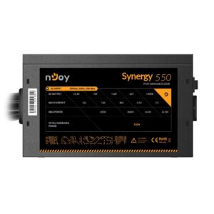 Sursa NJOY Synergy 550 bulk ATX, 550W, Eficienta 80+ 230V EU White - PSAT1055A20CSCZ01B