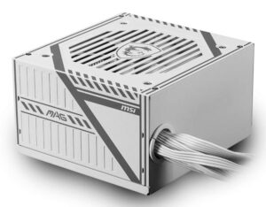 Sursa PC MSI MAG A650BNL 650W ALB 80 PLUS Bronze eficienta 85% - MAG A650BNL WHITE