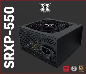 Sursa Serioux Energy 550W, Ventilator 12cm, ATX, material metal - SRXP-550