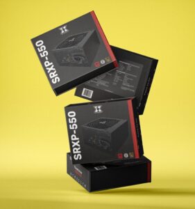 Sursa Serioux Energy 550W, Ventilator 12cm, ATX, material metal - SRXP-550