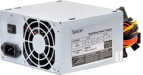 Sursa Spacer ATX 500, 250W for 500 Desktop PC, "SPS-ATX-500"