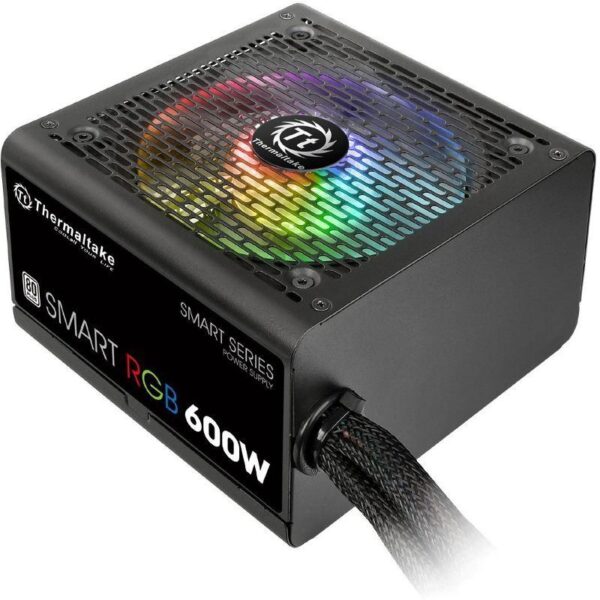 Sursa Thermaltake Smart RGB 600W iluminare RGB, certificata 80 PLUS - SPR-0600N