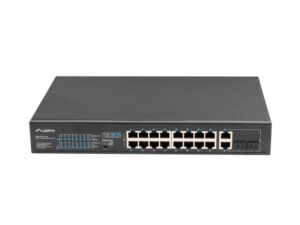 Switch 16x 100 Mb PoE+ / 2x 1 Gb / 1x SFP, fara management - RSFE-16P-2C-150