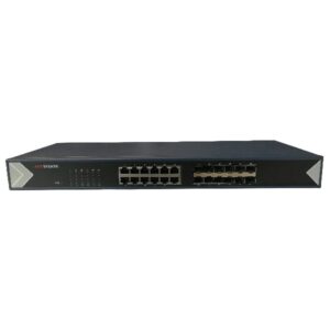 Switch 24 porturi Hikvision DS-3E0524TF; gigabit, 12 porturi RJ45 +