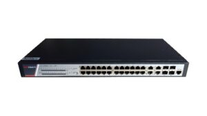 Switch 24 porturi POE Gigabit, Hikvision DS-3E2528P (B) (O-STD)