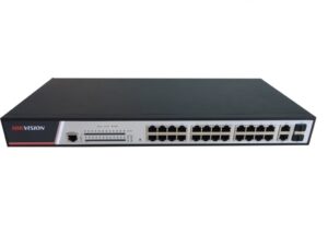 Switch 24 porturi POE Hikvision DS-3E2326P, L2, Full Managed